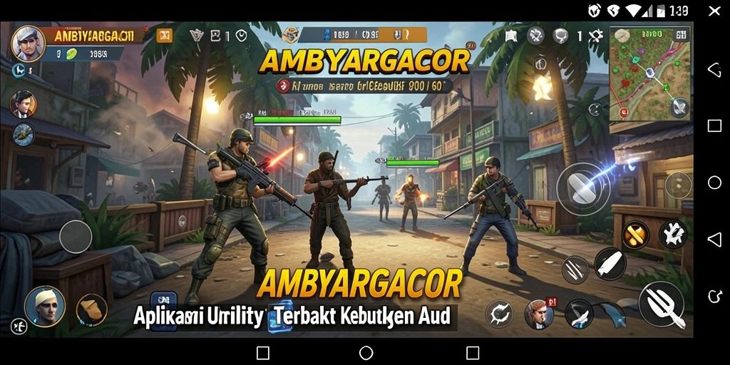 Screenshot utama AMBYARGACOR menampilkan antarmuka yang intuitif dan mudah digunakan.