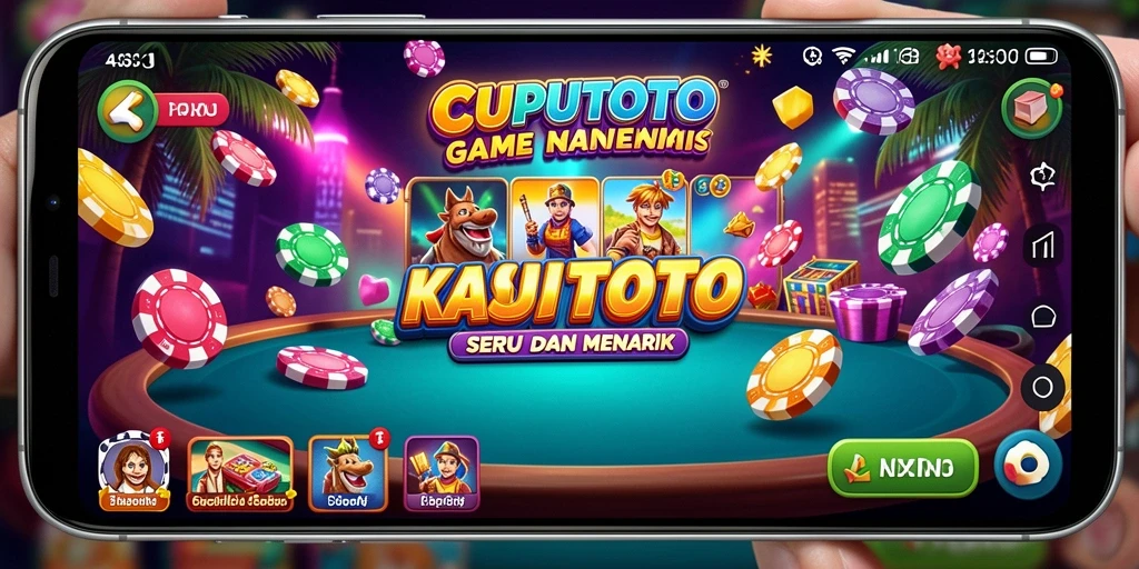Screenshot CUPUTOTO menampilkan gameplay Kasino yang mengasyikkan.