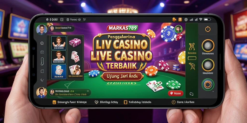 Gameplay yang menarik dalam aplikasi Live Casino MARKAS789.